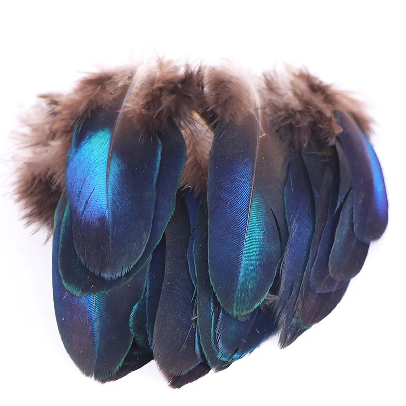 

5pcs Natural Peacock Blue Feather 4-8cm DIY Crafts Jewelry Headdress Earrings Feather Painting Accessories juju Hat Decoration