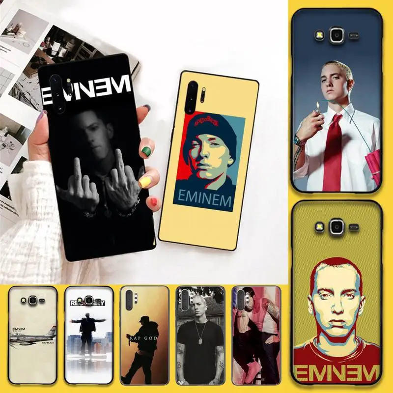 Чехол для телефона Q12 Eminem Samsung Note 7 8 9 10 Lite Plus Galaxy J7 J8 J6 2018 Prime|Бамперы| |