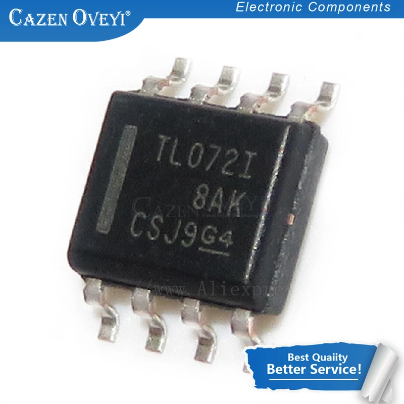 10pcs/lot TL072CDR TL072IDR SOP8 TL072C SOP TL072 SMD 072CDR 8 TL072CDT LOW NOISE JFET INPUT OPERATIONAL AMPLIFIERS In Stock|Интегральные