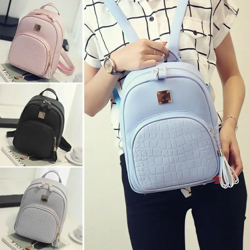 Модный женский рюкзак из искусственной кожи аллигатора для девушек и женщин