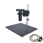 Цифровой микроскоп 1080P 2K 38MP V6 HDMI USB Vision 8X-130X C-Mount Lens 144 Led Ring Lights для промышленного ремонта
