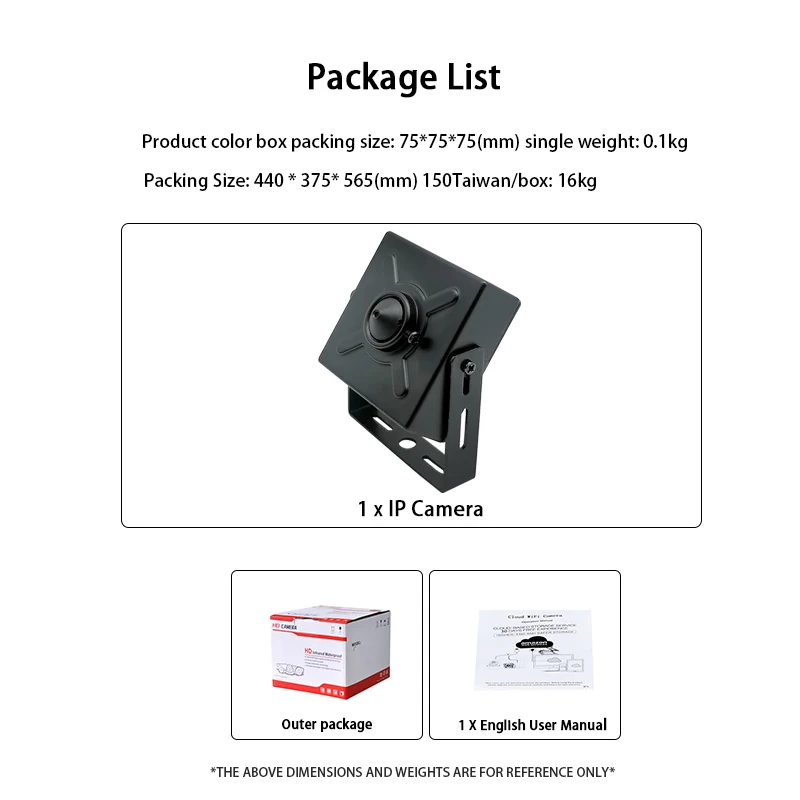 Xmeye 2 МП 3 Мп 4 5 черная полноцветная IP-камера ночного видения 48 в POE Mini Cube Box |