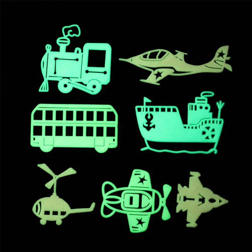 

3D светящиеся наклейки на стену, светящиеся в темноте Луна и Вселенная, светящиеся флуоресцентные наклейки с пузырьками, украшение для спаль...