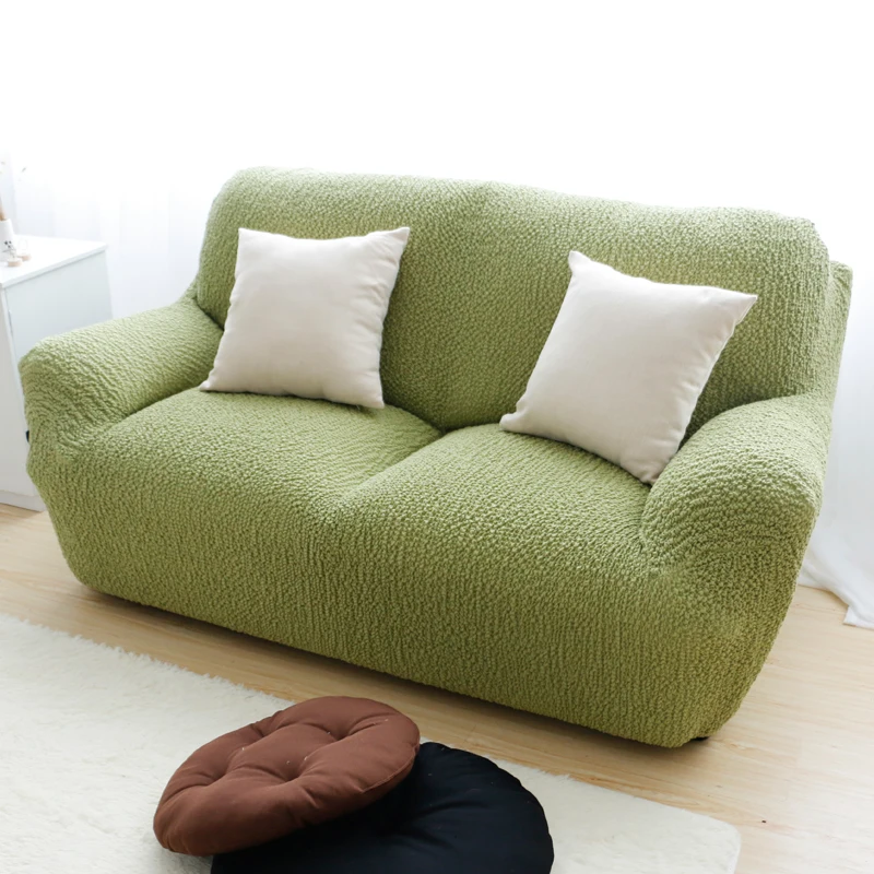 

Pure Color Sofa Cover Non-slip Dustproof Super Soft Stretch Large Sofa Cover two/three-seat Sofa Cover Universal All-inclusive