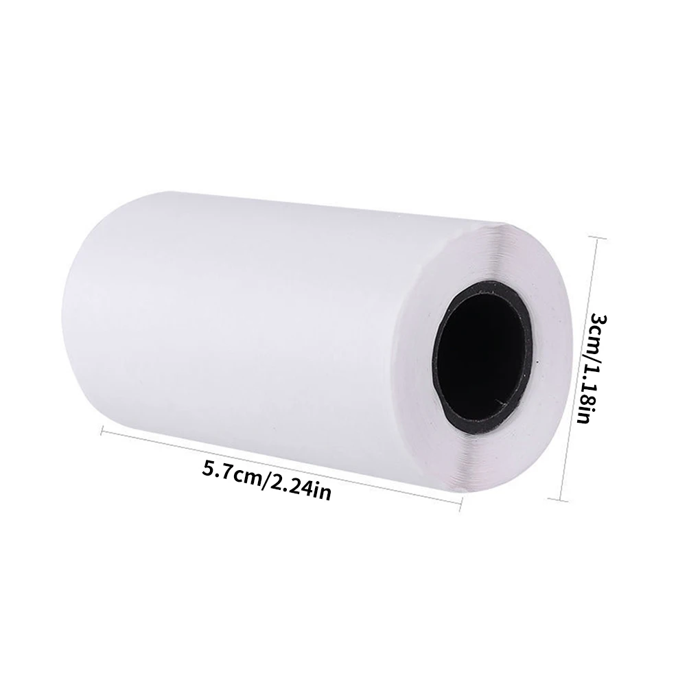 

10 Rolls Receipt Thermal Paper 57x30 mm Printing Label Roll for Mobile POS Photo Printer Cash Register Paper Office Stationery