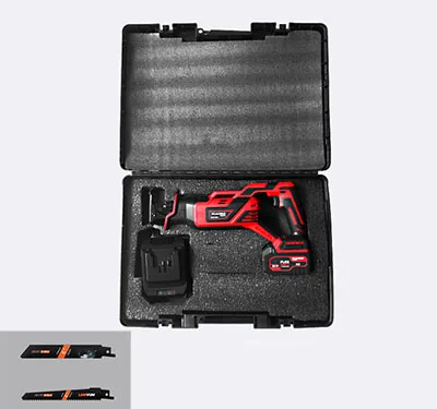 Bdwtech 900 Вт бесщеточный двигатель BTRC01 20 в Беспроводная поршневая пила электрическая пила с батареей и 4 шт. лопасти - Цвет: 1x4ah battery