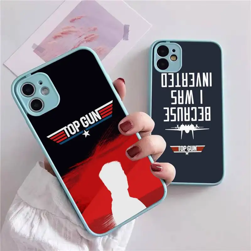 

Чехол для телефона Top Gun Maverick Tom круиз для iphone 13 12 11 xr xs x 7 8 pro max светло-голубой мягкий силиконовый прозрачный чехол из ТПУ