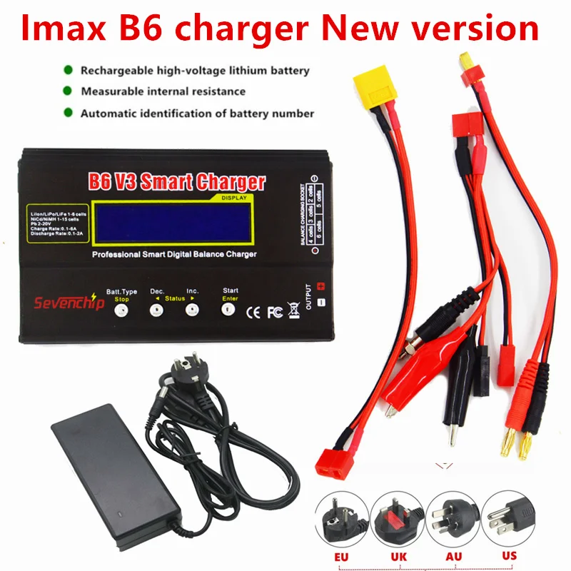 Зарядное устройство Lipro iMAX B6 V3 для аккумуляторов обновленное цифровое