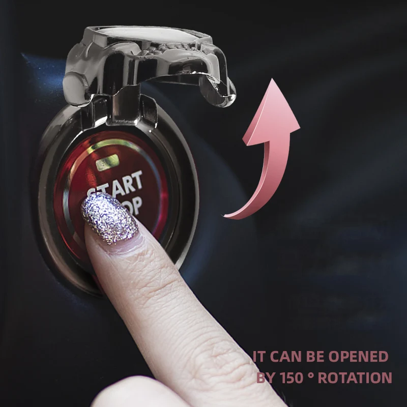 Металлическая кнопка запуска автомобиля декоративная наклейка для Alfa Romeo Giulia GT 156