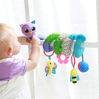 educational toddler toys baby plush animal rattle mobile infant stroller bed crib spiral hanging toys for baby toys 0 12m