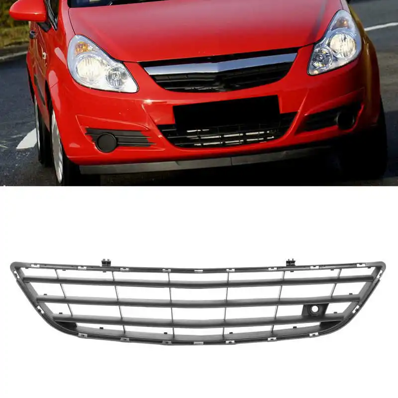 Передняя Нижняя решетка бампера 6400639 для Vauxhall Corsa D 2006 2007 2008 2009 2010 бампера|Гоночные