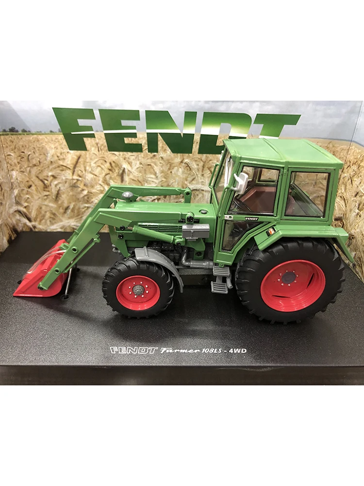 

1:32 Масштаб 108LS-4WD тракторный вилочный погрузчик, сельскохозяйственная Модель литья под давлением, имитация инженерного транспорта, демонстрация коллекции транспортных средств