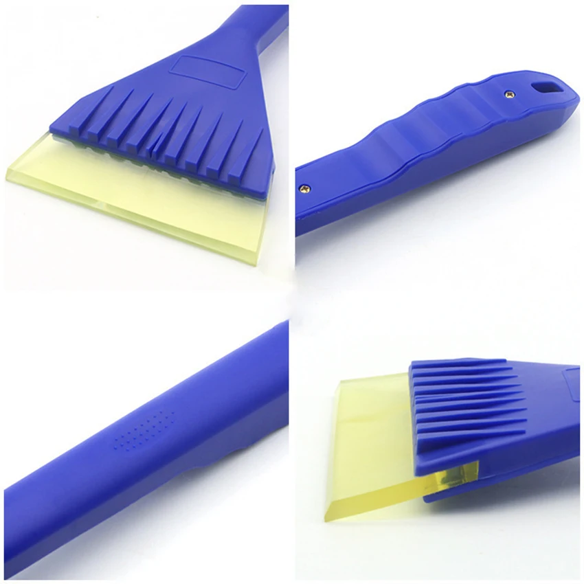 

Ice Scraper, 33cm, Heavy-duty Frost and Snow Removal Scraper with Comfortable Grip for Car Windshield and Window, Blue