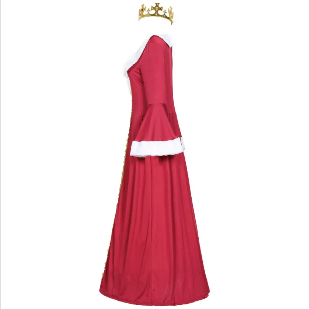 Рождественский костюм королевы и короля Британский большого размера одежда для