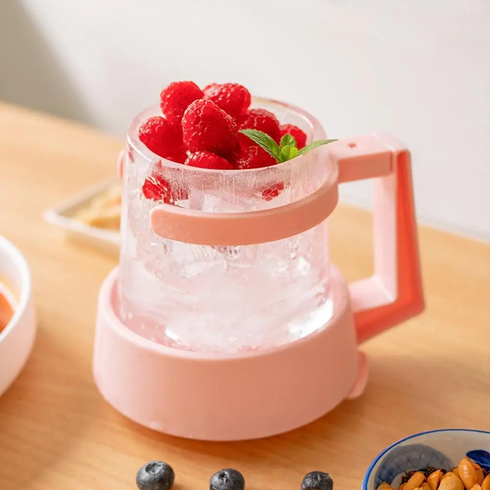 

Ice Cup Mold Unique Freezable PP Summer Happy Ice Cup Maker for Cocktail