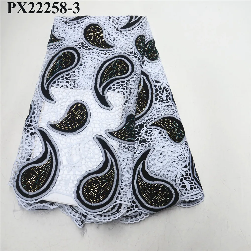 Очень милая африканская гипюровая кружевная ткань швейцарская вуаль кружева