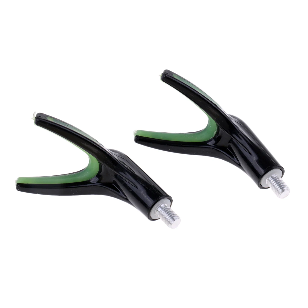 

2Pc Rubber Fishing Rod Rest Butt Rest Head Gripper Rod Holder Fishing Tackle