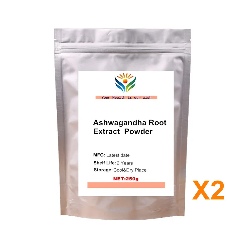 Чистый корень Ashwagandha 20x порошок 20% витанолиды против стресса | Красота и здоровье