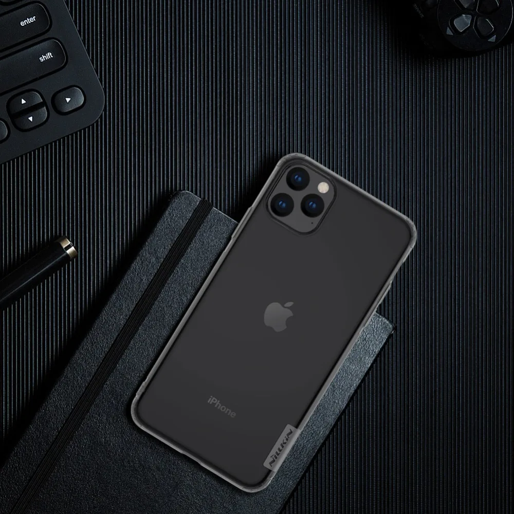 Для iPhone 11 Pro Max X XR XS Max чехол Nillkin мягкий тонкий из ТПУ чехол для телефона Силиконовая задняя крышка для iPhone 8 7 6 6s Plus 5S SE чехол