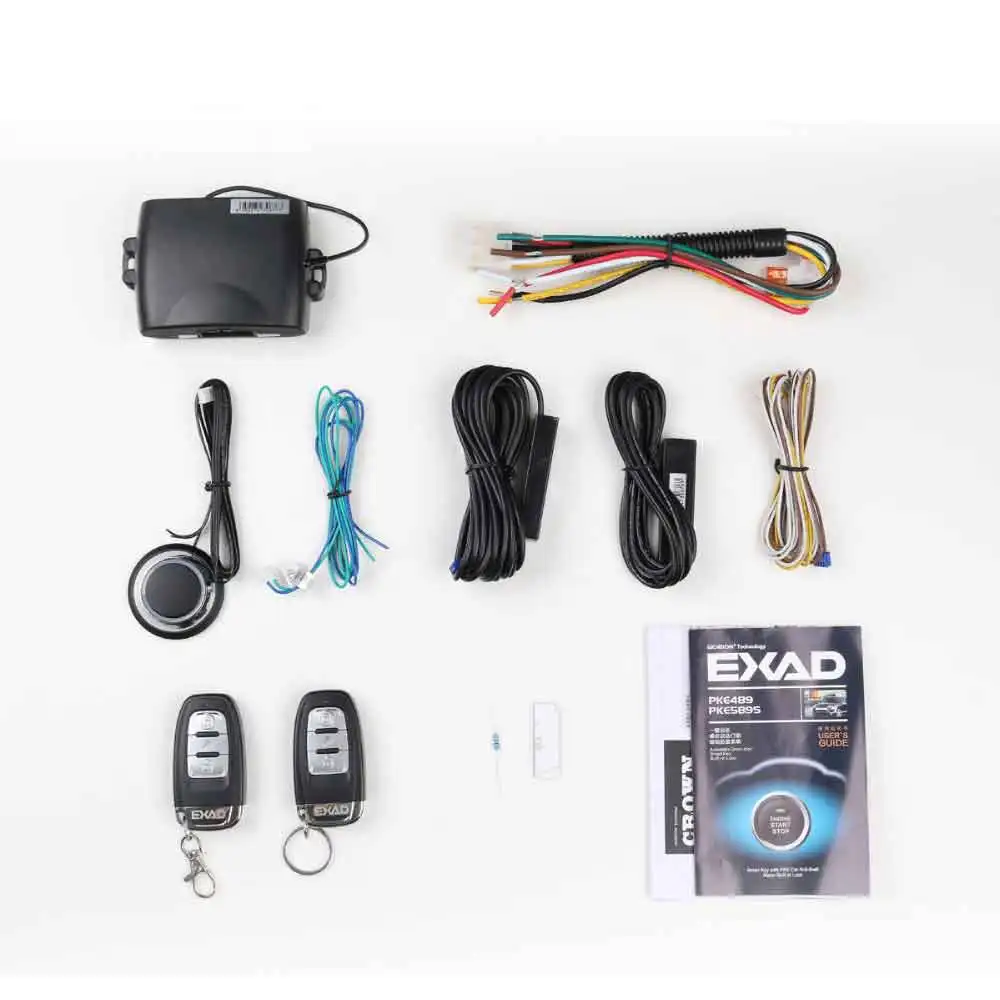 

car alarm Mobile APP central locking with remote start and alarm car accessories start stop button autostart starline a93 style