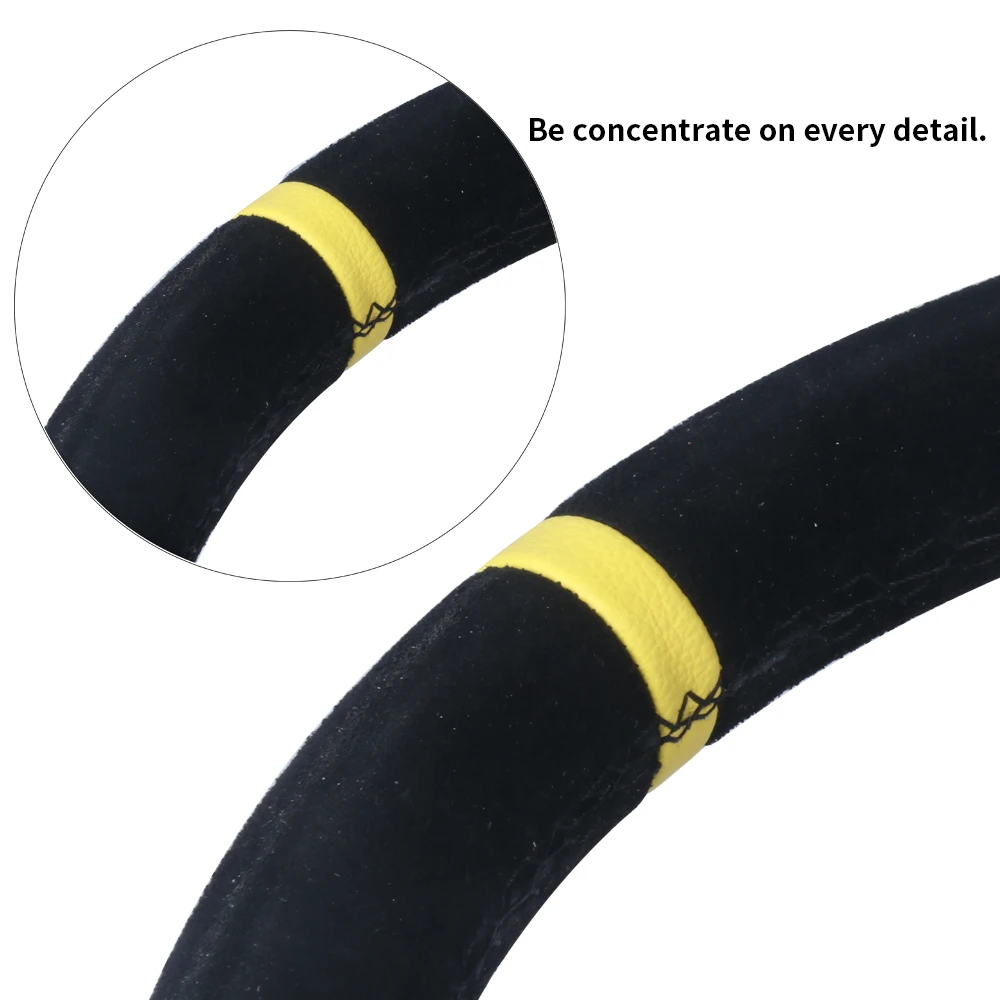 Синее рулевое колесо 350 мм под замшу 90 глубоко вогнутое 14 дюймов автомобильный ПК