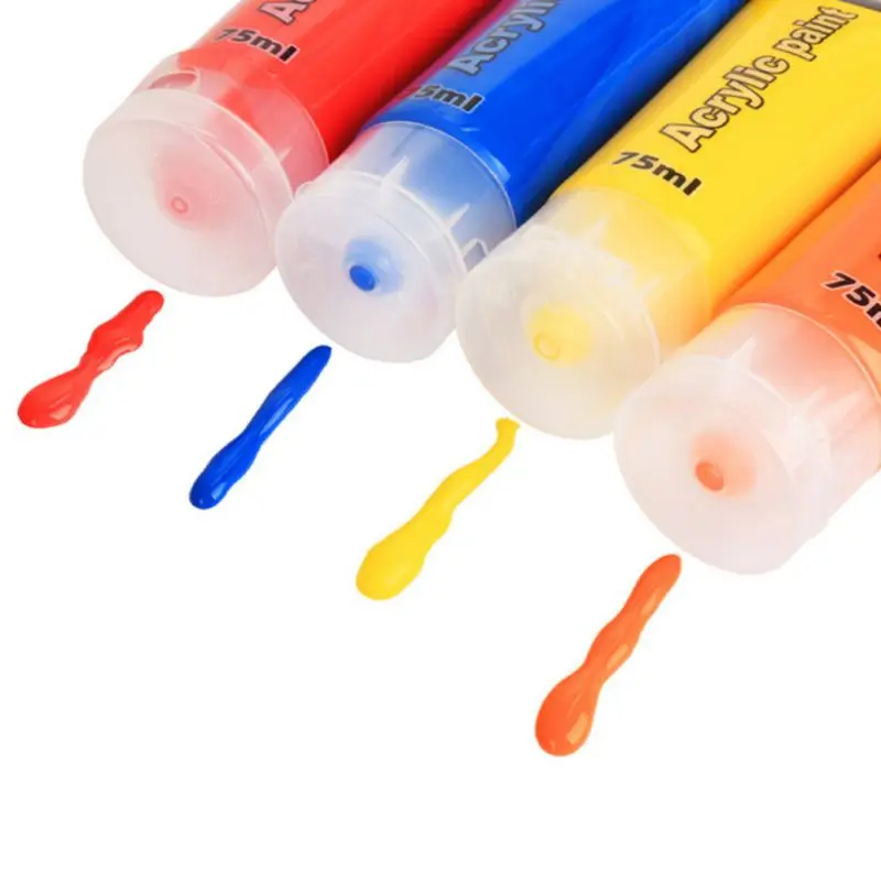 75 мл акриловый шланг краска для стен ткань одежды текстиль волокно ногтей