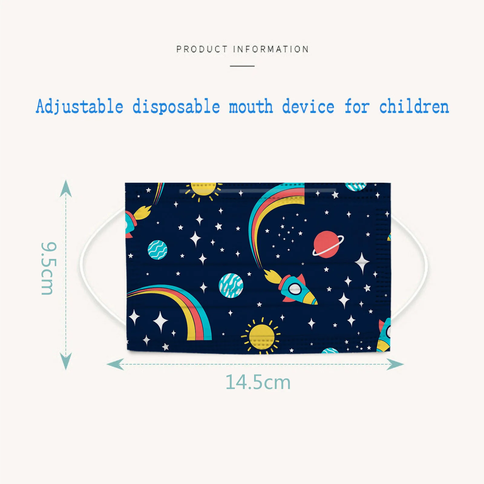 

mscara masque Headband Kids Children's Mask Disposable Face Mask Industrial 3Ply Ear Loop 50PCS Mask Mascarilla Maske