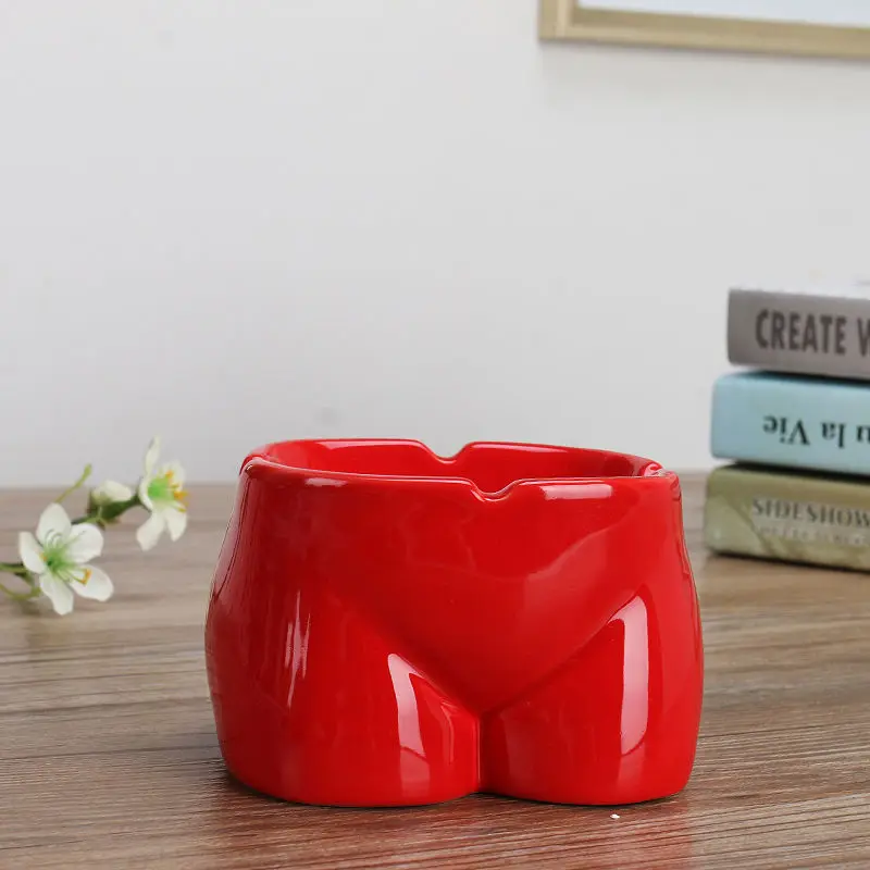 Забавная керамическая динамическая пепельница домашние украшения подарки