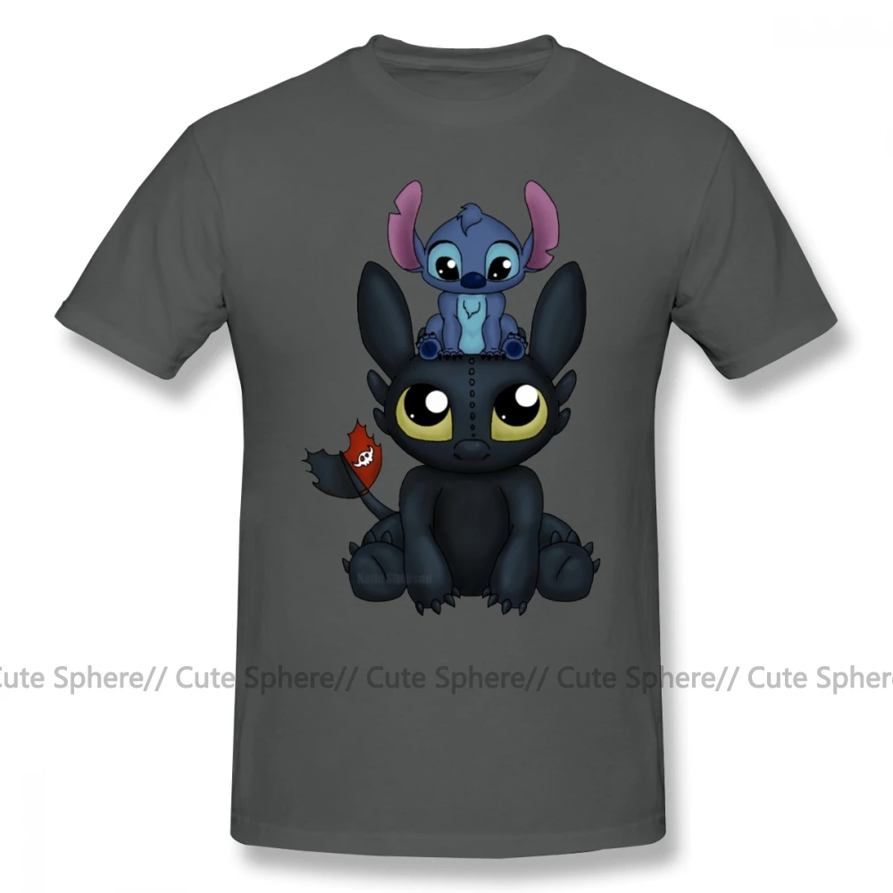 Dark Grey Футболка Lilo Stitch, футболка Can I Sit Here, футболка с коротким рукавом и принтом, Мужская Базовая забавная футболка большого размера из 100 хлопка - Цвет: Dark Grey