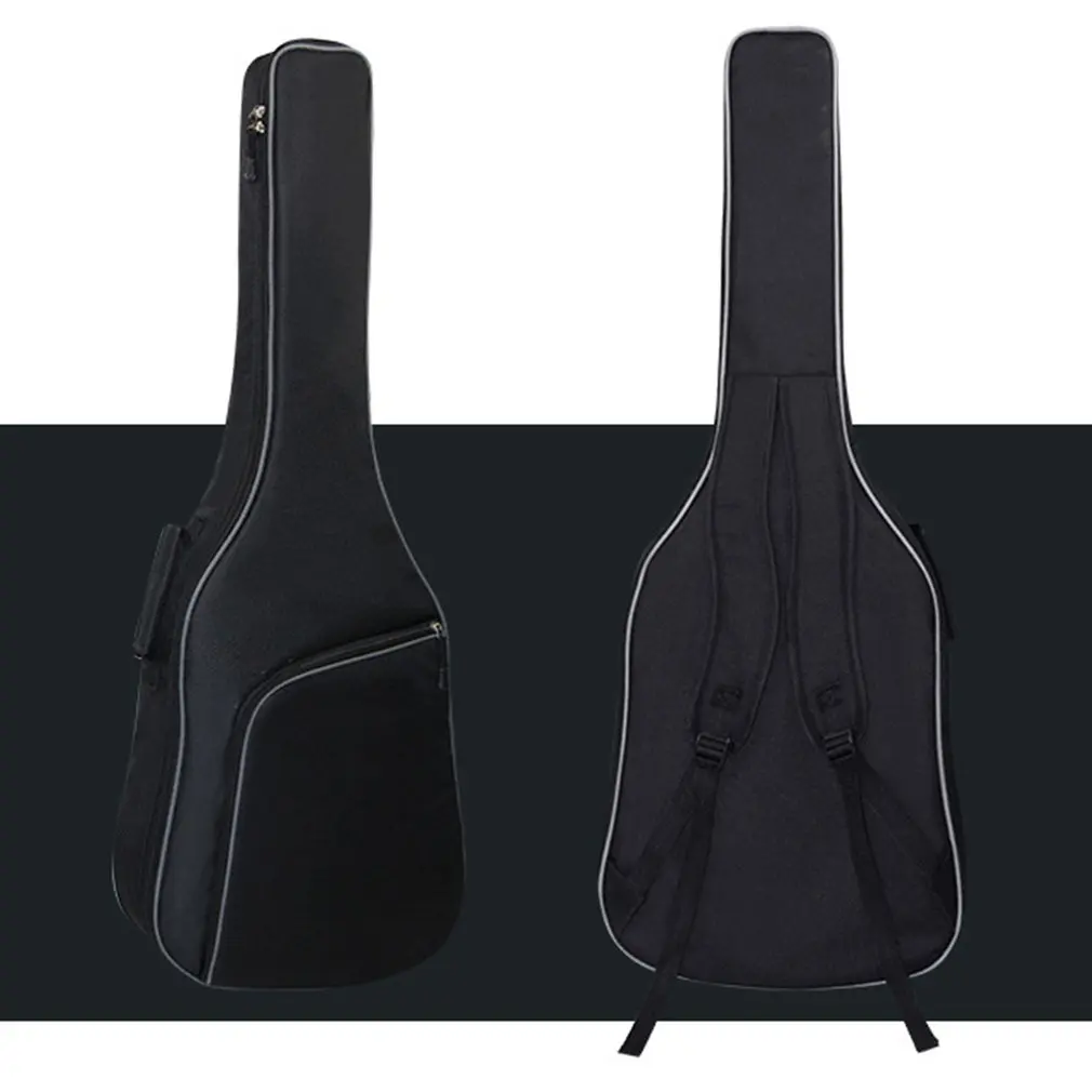 Утолщенная народная сумка для гитары с двойным плечевым ремнем дышащая