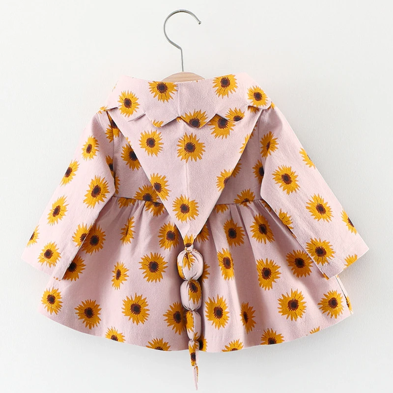 Ветровка для девочек на возраст 1-4 года с цветочным принтом | Детская одежда и