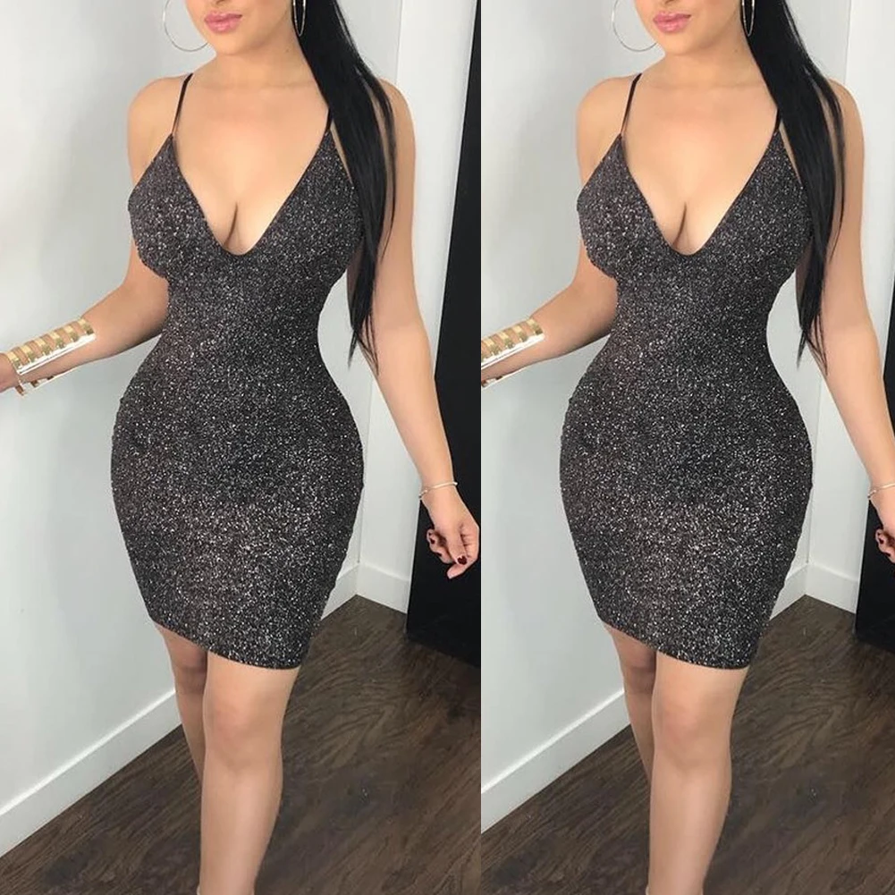

Fashion Women Summer Sleeveless Bandage Bodycon Evening Party Cocktail Short Mini Dress