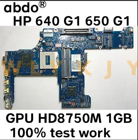 Материнская плата для ноутбука HP 640 G1 650 744010 001 6050A2566402 MB A04 PGA947 GPU HD 8750M 100%