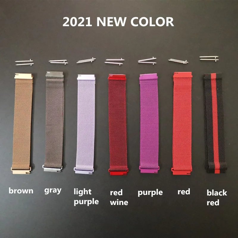 Универсальный ремешок для часов Milan металлический Часы на магнитном ремешке