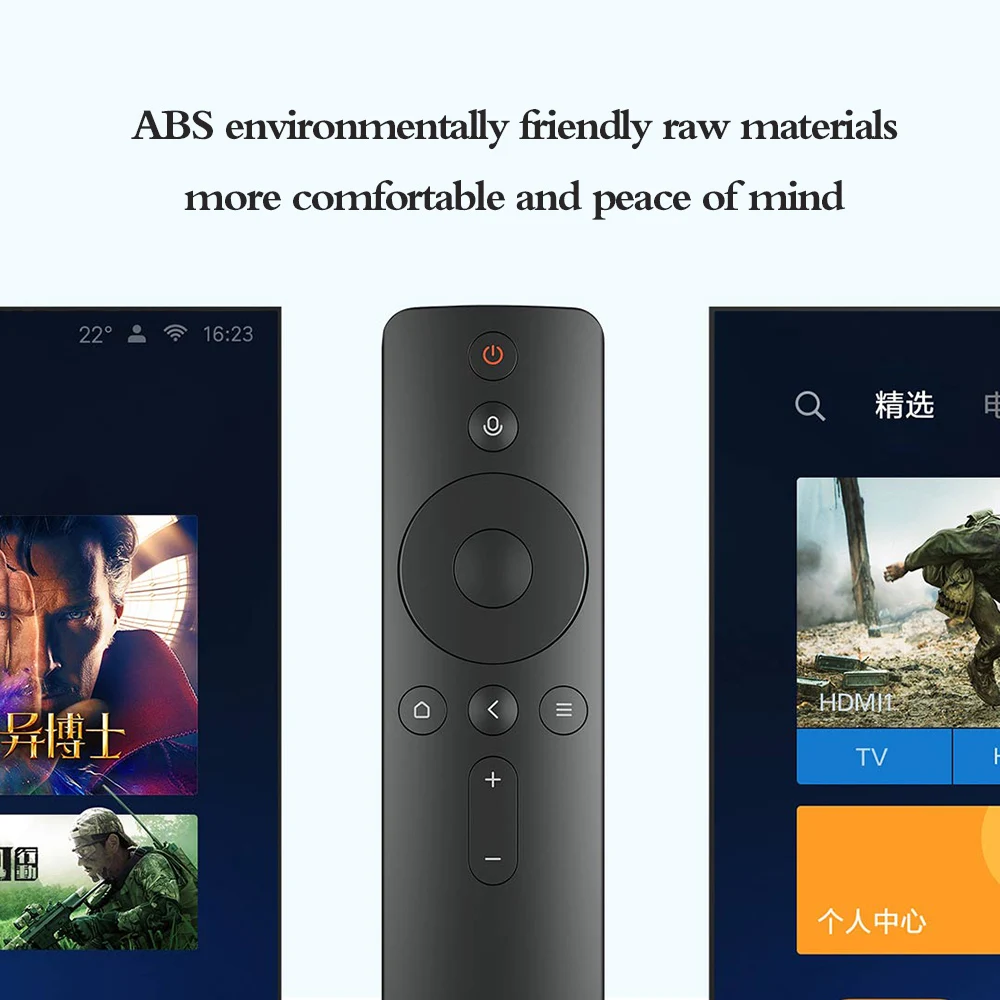 Новый Xiaomi mi Bluetooth 4 2 голосовой пульт дистанционного управления работает с Box4 Xiao tv