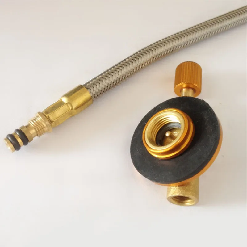 37 см Нержавеющая сталь Плита Газовая горелка с запорная арматура длинная