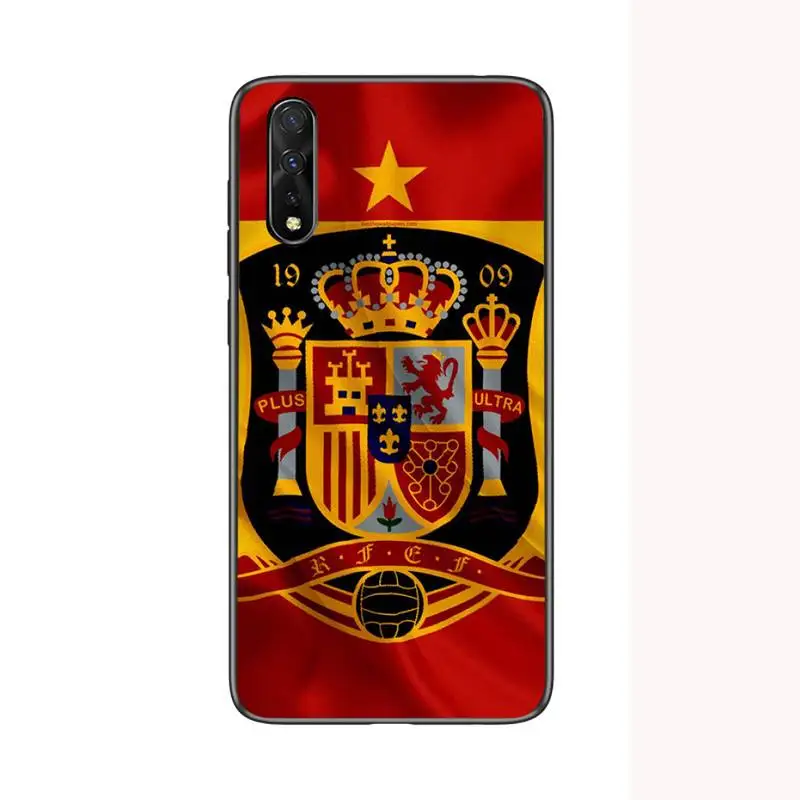 

Spain Coat of Arms Flag Phone Case For Samsung A10S A12 A02 A20E M30 A31 A32 A40 A50 S A52 A51 A70 A71 A80 Cover Fundas Coque