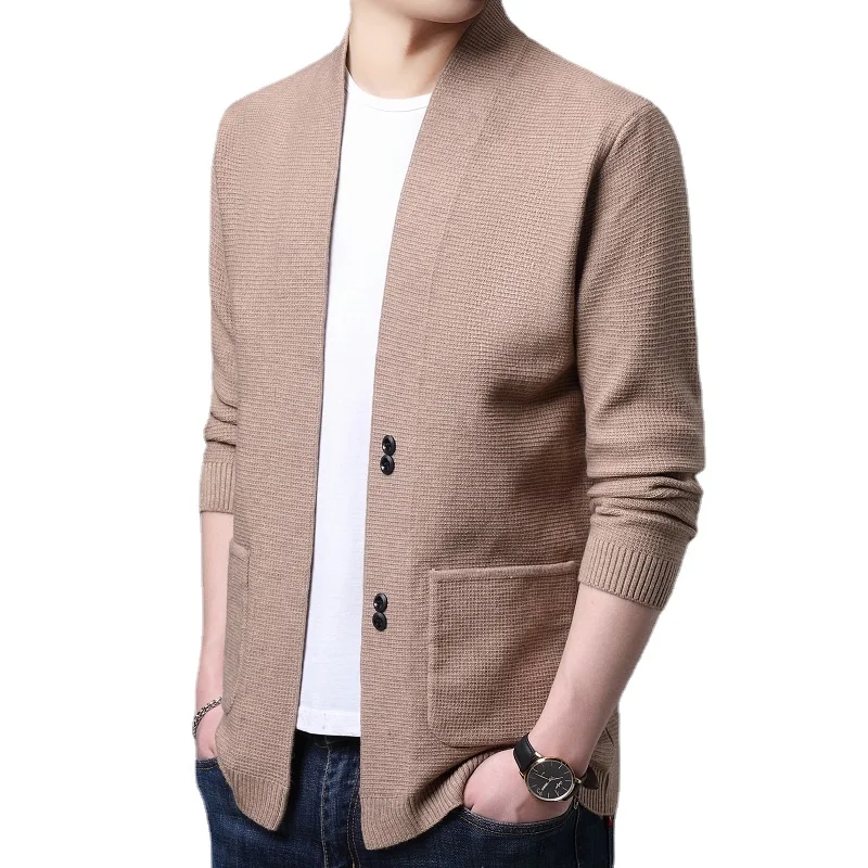 2022 New Style Pocket Men Cardigan Fashion Brand Autumn Winter Designer Cardigan Cardigan Knit Jacket Clothing Plus Size S-3XL