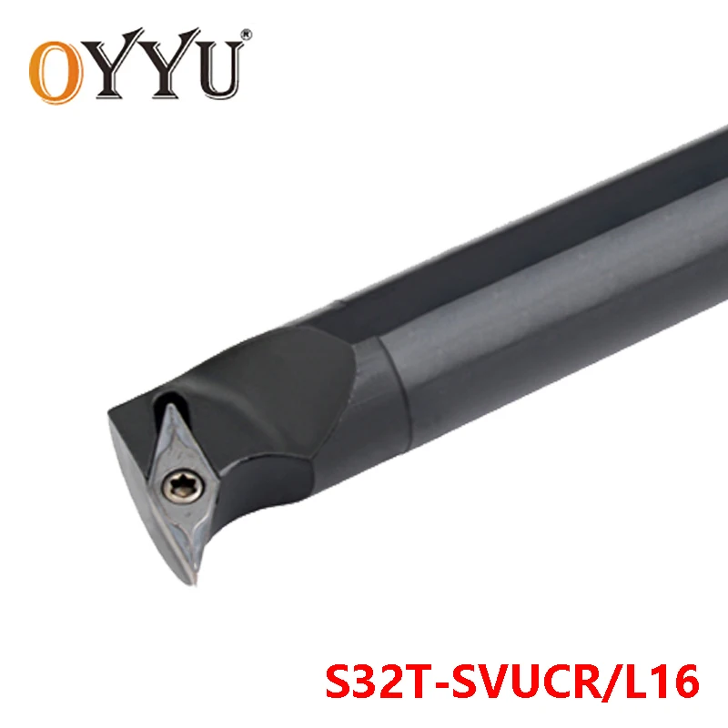 

Oyu S32T-SVUCR16 сверлильный стержень токарный инструмент хвостовик S32T-SVUCL16 использование карбида вставки VCMT16 внутренний токарный станок инструм...