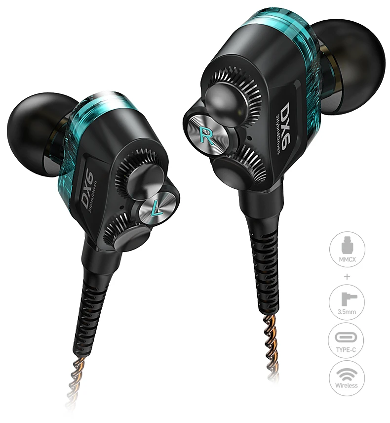 Спортивные наушники Plextone DX6 три шт. вкладыши 3 5 мм Hi Fi стерео Проводная гарнитура с