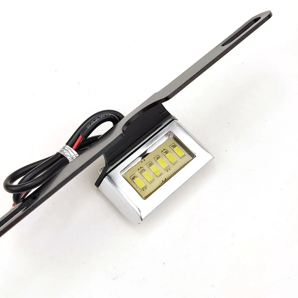 Универсальный Аксессуары для мотоциклов ЧПУ Алюминий Номерной Знак свет Triumph