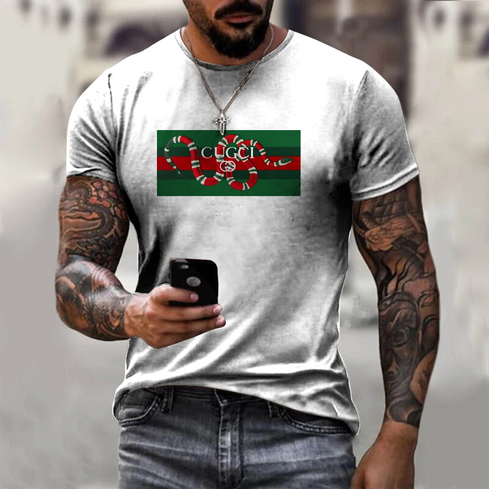 

Summer New Men Flag Printing Retro Harajuku T-shirt Casual Wear Stitching Oversized Shirt Hip hop Street Short Sleeve Large Size