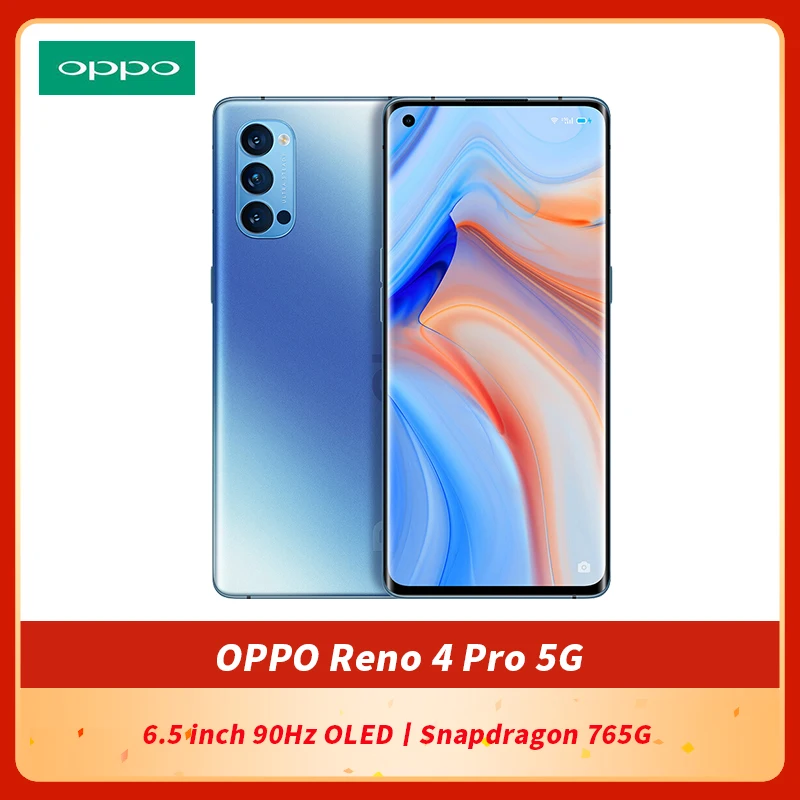 Смартфон OPPO Reno 4 Pro оригинальный 12 + 256 ГБ 6 5 дюйма 90 Гц | Мобильные телефоны и