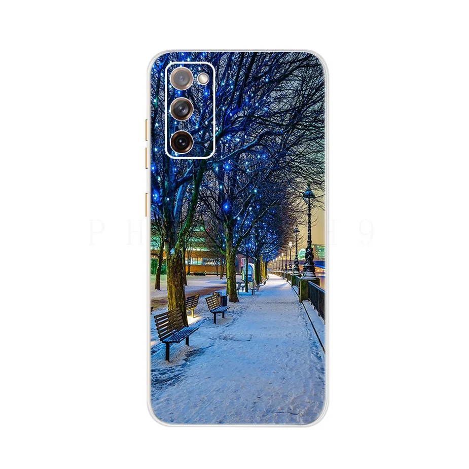 Чехол для Samsung Galaxy S20 FE S20FE мягкий силиконовый чехол с 3D принтом Fan Edition Lite