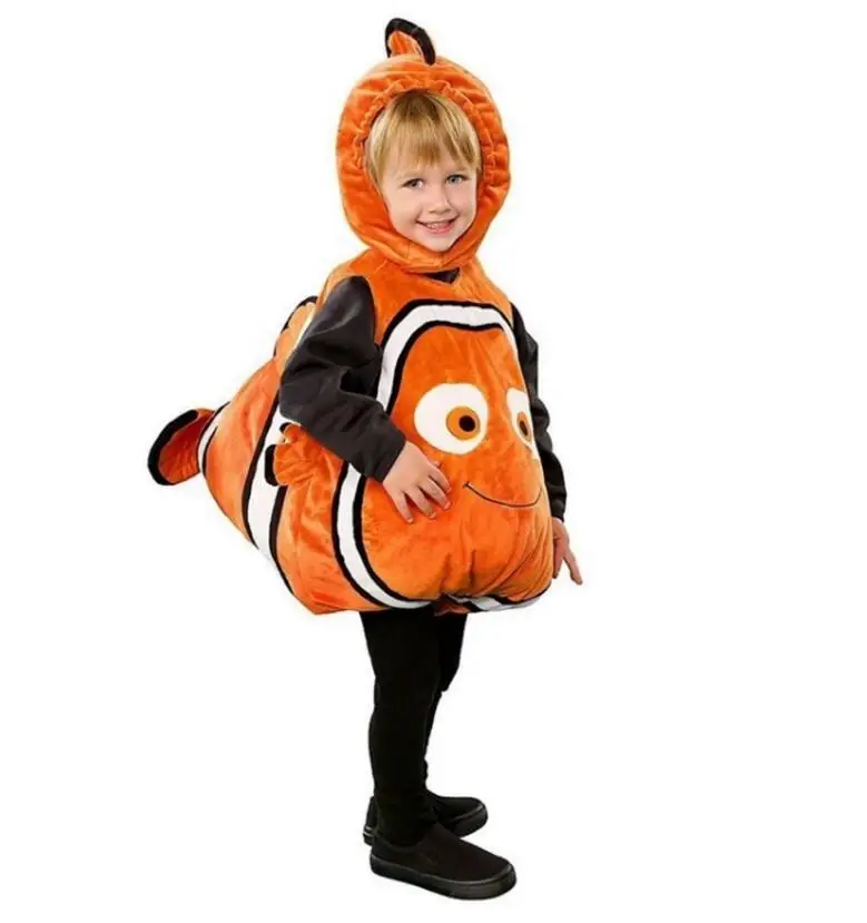 Новый детский костюм В поисках Немо с изображением рыбы клоуна из Pixar Детский