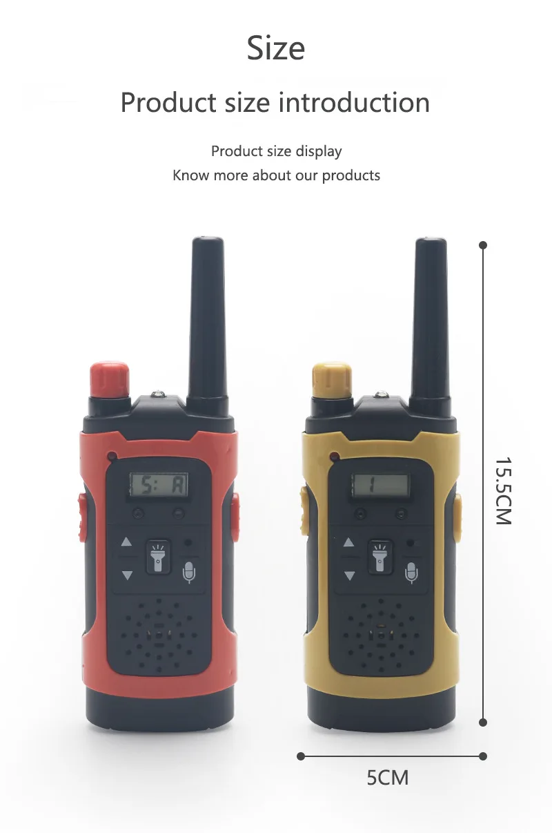 Walkie-talkie игрушка на дальние расстояния Беспроводной смарт-звонок пара мальчик и девочка моделирование домофон игрушка обмен интерактивная игрушка