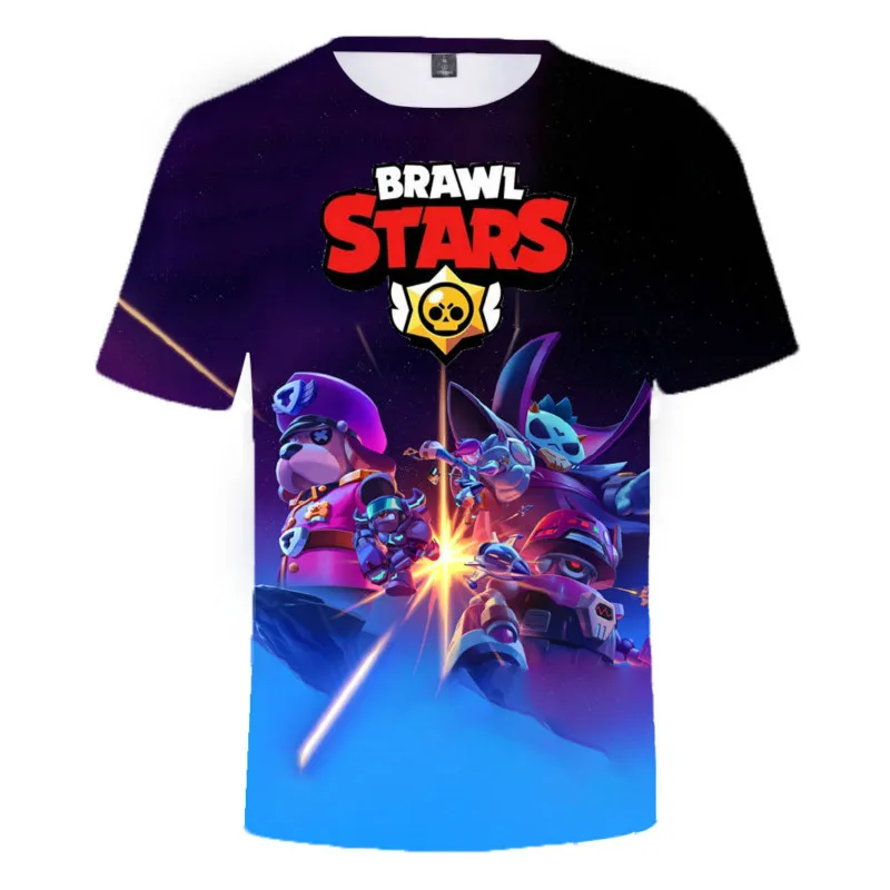 

New Summer Boys and Girls T-shirts Animation Clothing Street Fashion Tops 3D Printing Cartoon Animation Fashion Cute T-shirts