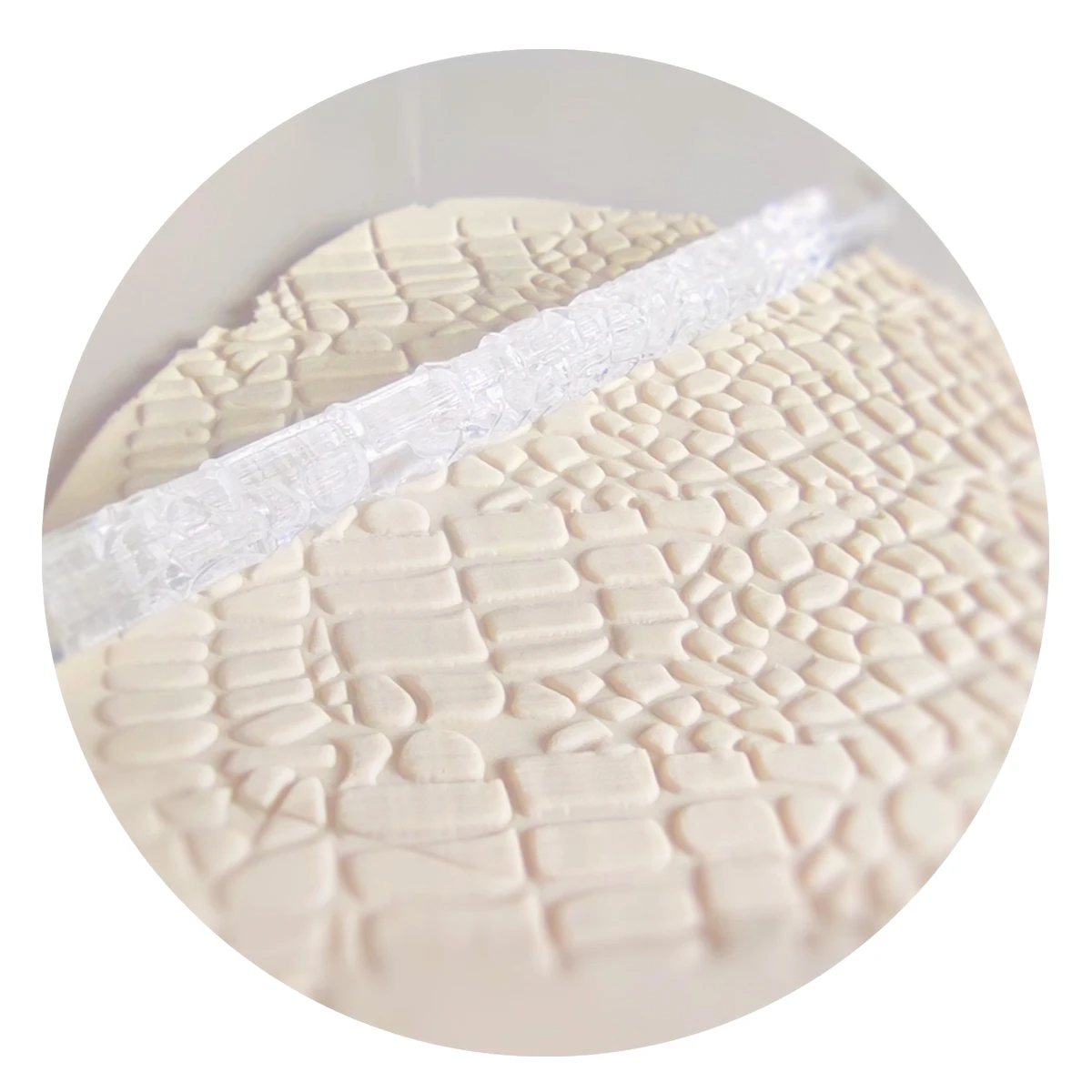 1 шт Аллигатор шаблон акриловая текстурированная Скалка Кухонные гаджеты