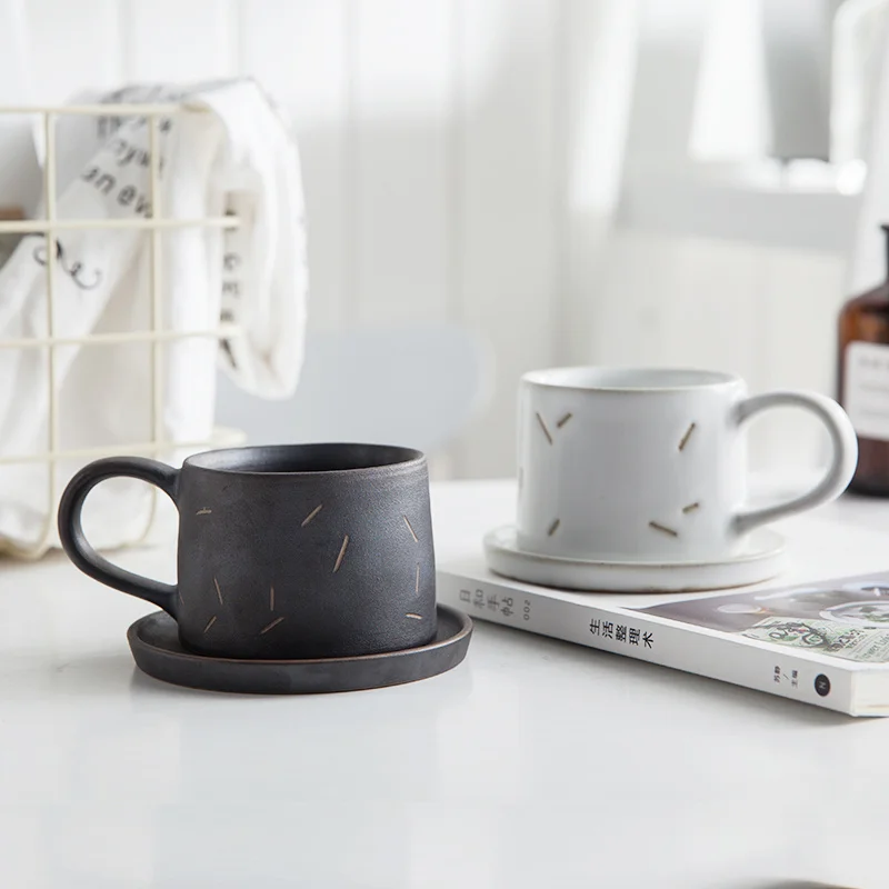

Creative Simple Handmade Ceramic Tableware Simple Couple Suit Personalized Gifts Gift for Men Mug for Tea Coffee Mugs Cups Cup