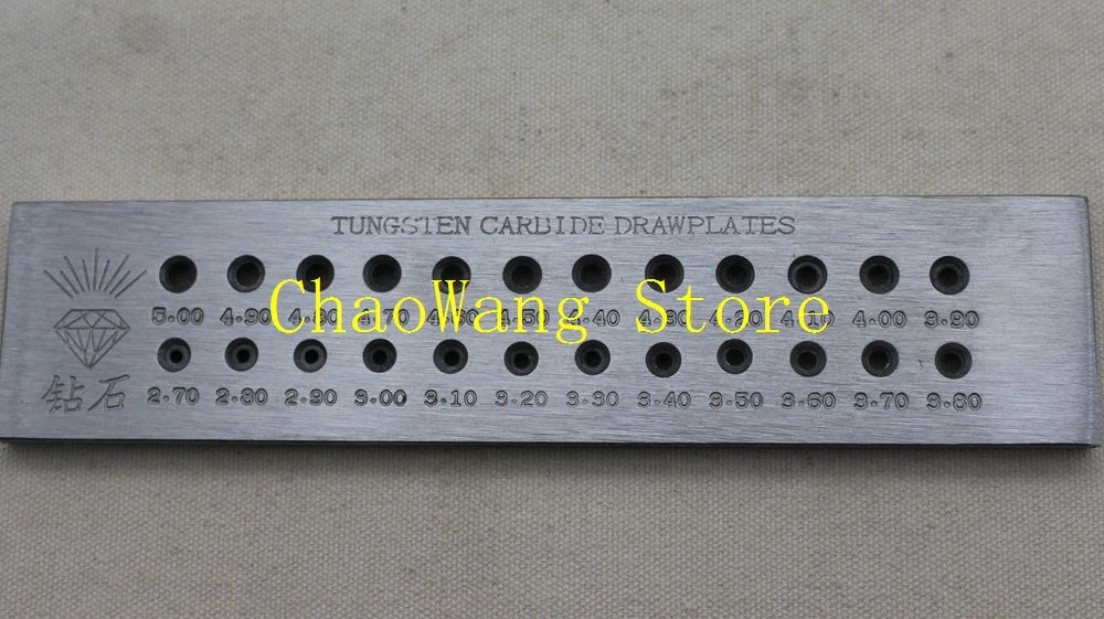 Волочильная пластина из карбида вольфрама для изготовления ювелирных изделий